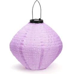 Lampion solaire violet