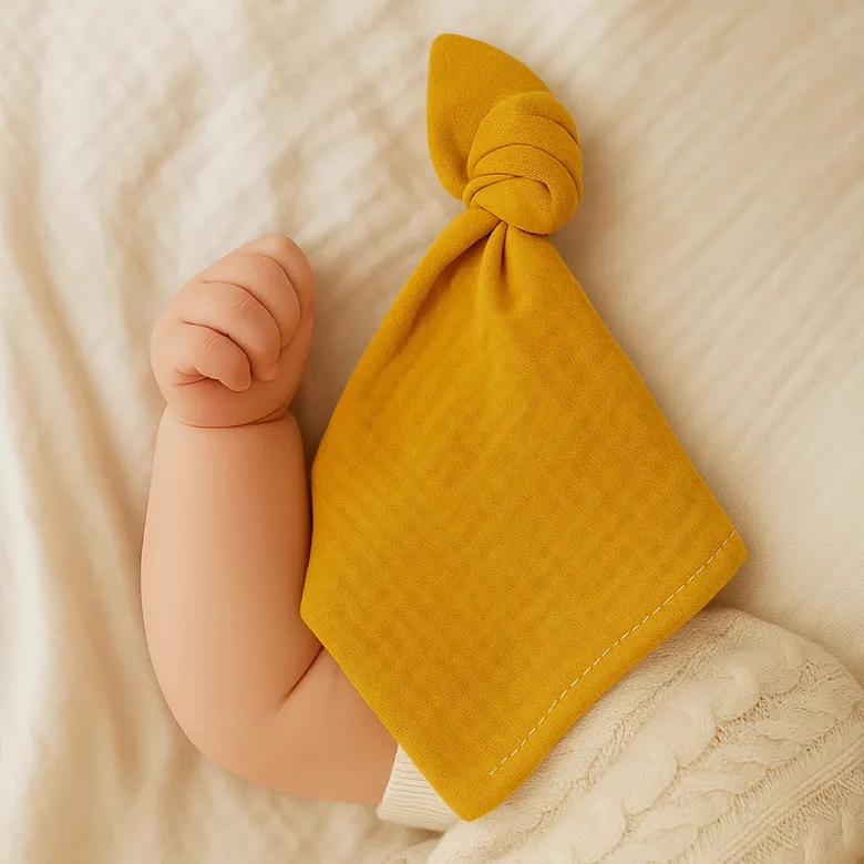 Langes en coton bio honey
