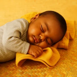 Langes en coton bio honey