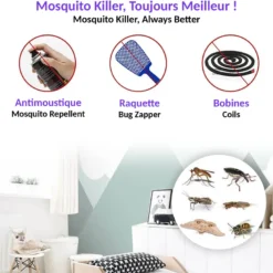 Lanterne anti-moustique uv mosquito killer terrasse jardin balcon