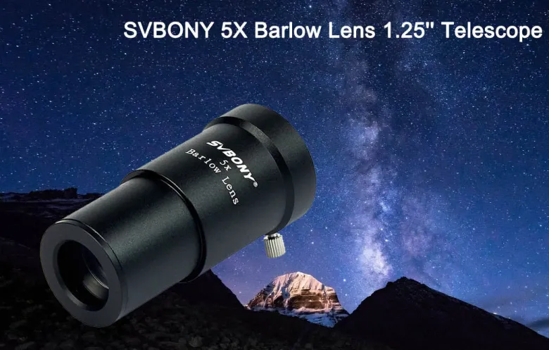Lentille barlow 5x 1.25 svbony