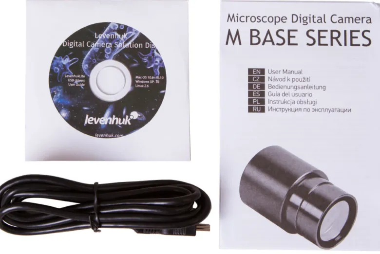 Levenhuk caméra numérique pour microscope m035 base