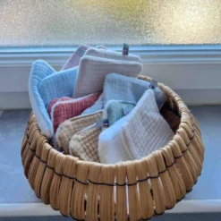8 lingettes lavables bambou coton jeanne