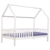 Lit cabane pour enfant 190x90cm blanc marceau