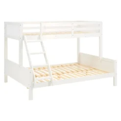 Lits superposes 90x200 et140x200 blanc