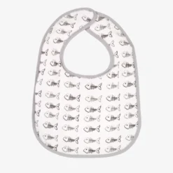 Lot de 7 bavoirs bébé blanc
