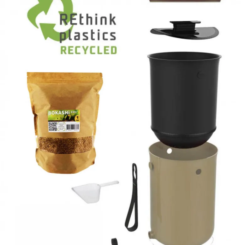 Lot de 2 bokashi organko 2 cappucino