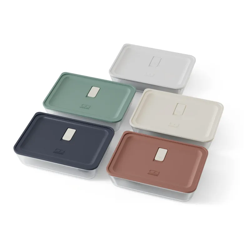 Lot de 5 lunch box en verre prep