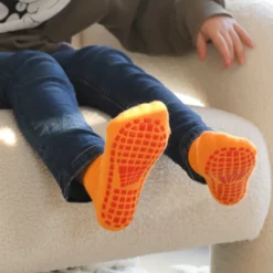 Lot de 2 paires de chaussettes - enfant s Orange