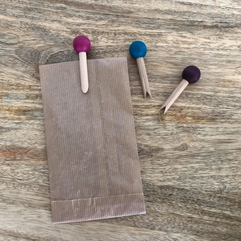 Lot de 3 pinces pour sachets