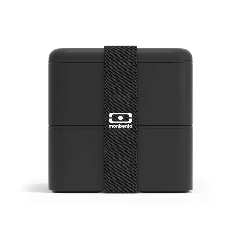 Lunch box carrée 2x850ml noir