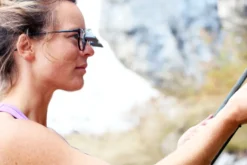 Lunettes d’assurage escalade clip up – compatibles lunettes de vue&nbsp;soleil