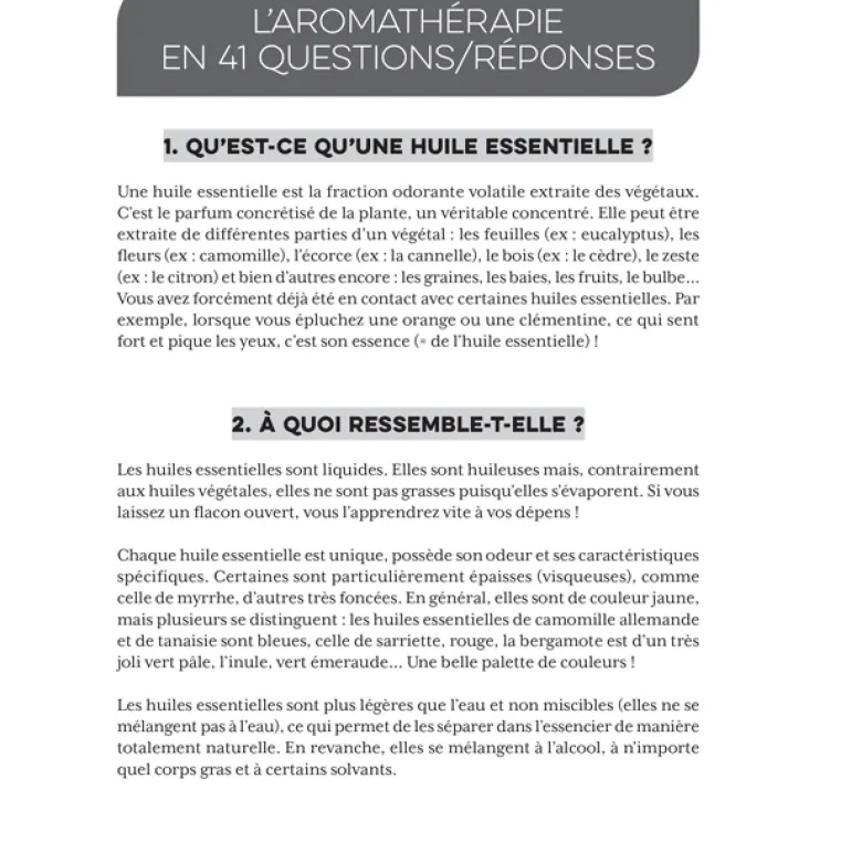 Ma bible des huiles essentielles