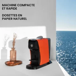 Machine expresso eoh orange terracotta mat