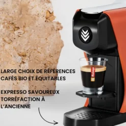 Machine expresso eoh orange terracotta mat