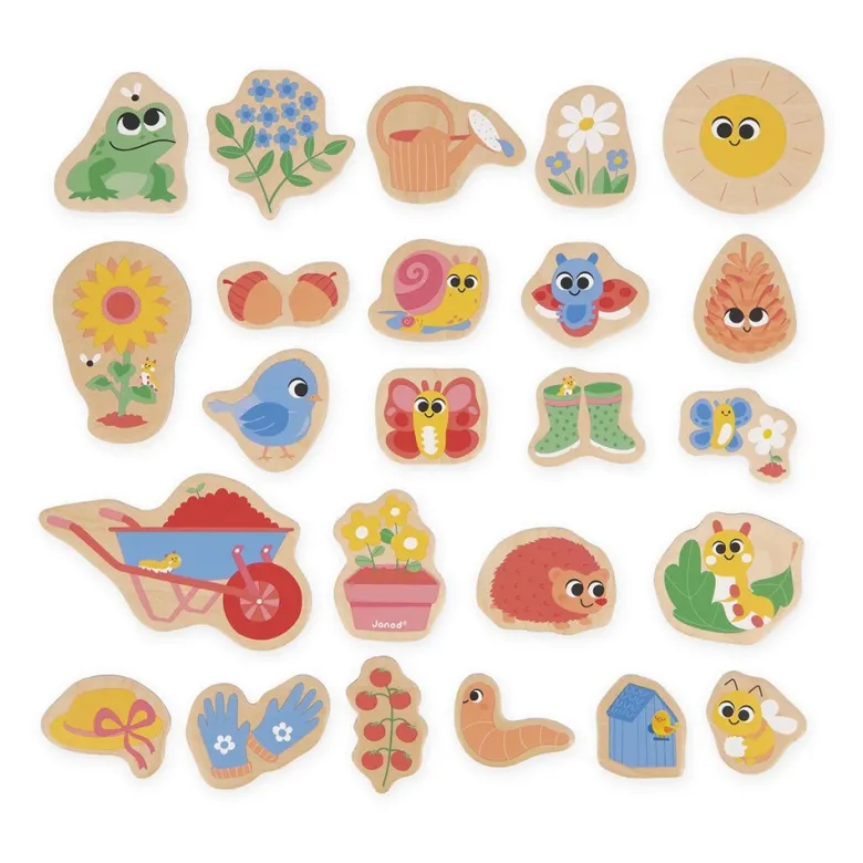 Magnets jardin 24 pièces
