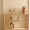 Maison de poupées aimantée rose l