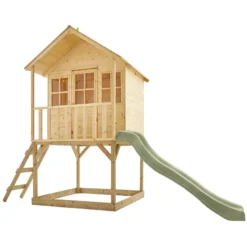 Maisonnette cabane sur pilotis avec tob
