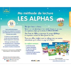 Ma méthode de lecture Les Alphas J'apprends à lire en m'amusant