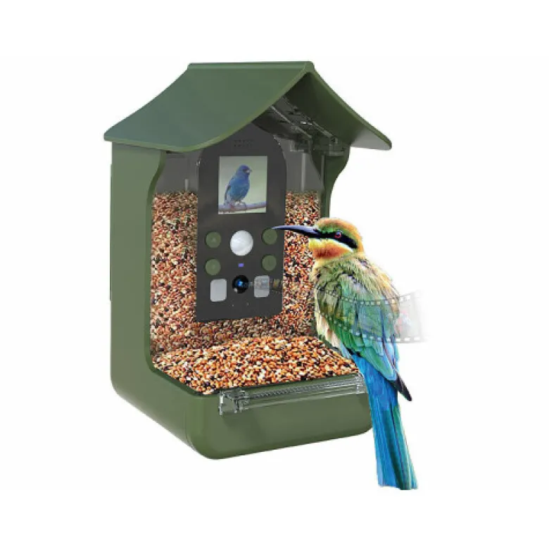 Mangeoire à oiseaux avec caméra full hd