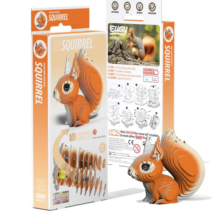 Maquette écureuil 3D