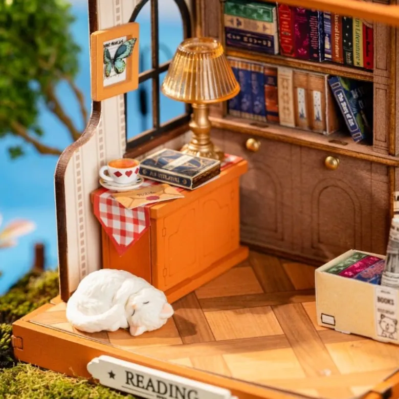 Maquette 3d - la librairie muse