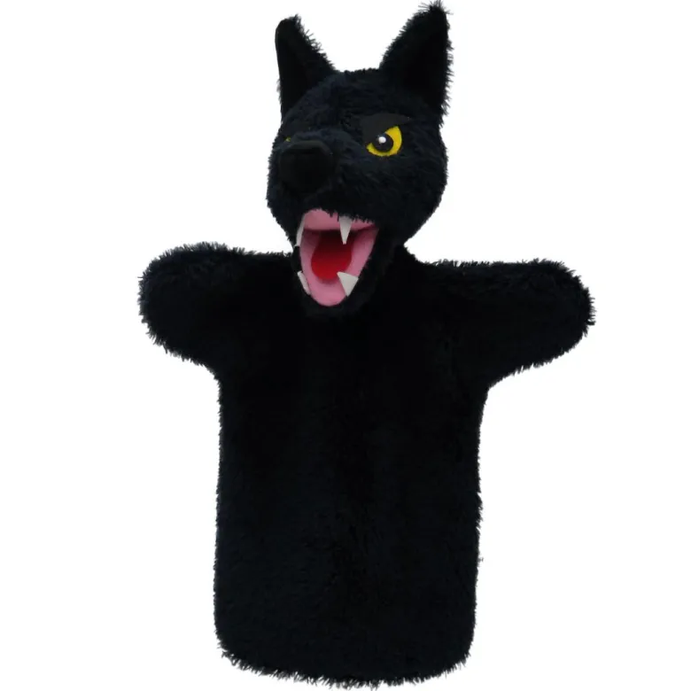 Marionnette loup noir