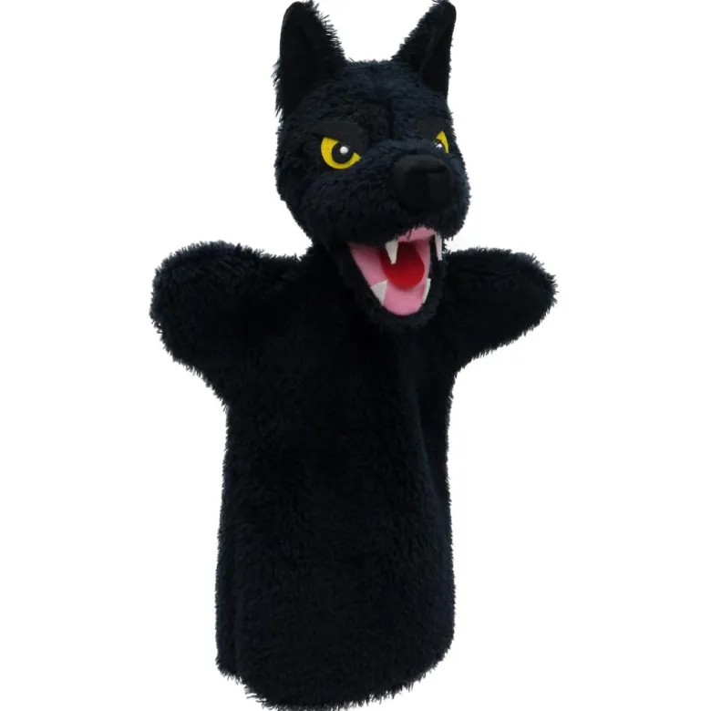 Marionnette loup noir
