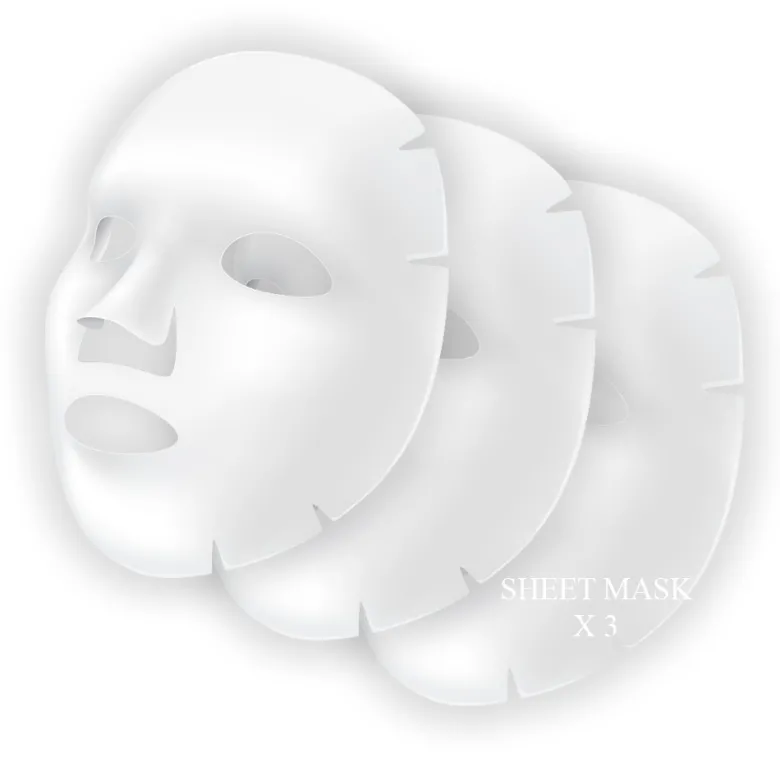 Masque hyaluronique collagène 3pcs