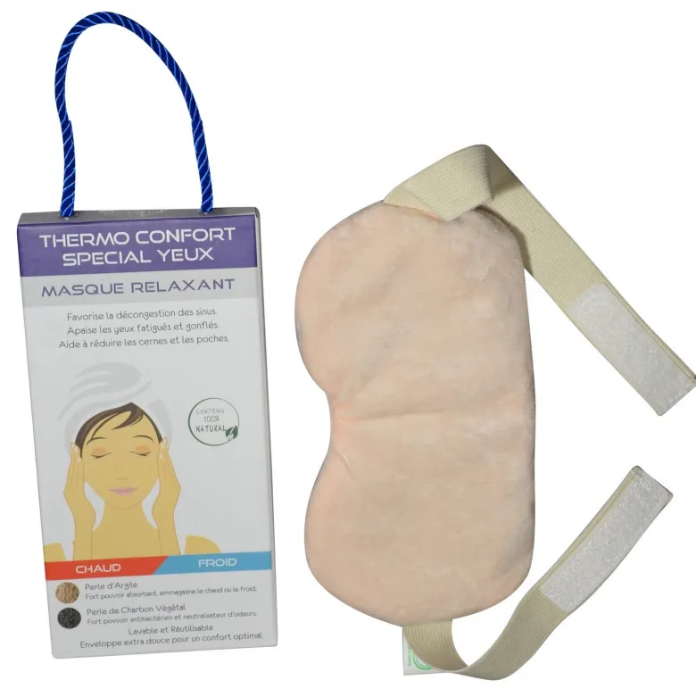 Masque relaxant chaud froid naturel