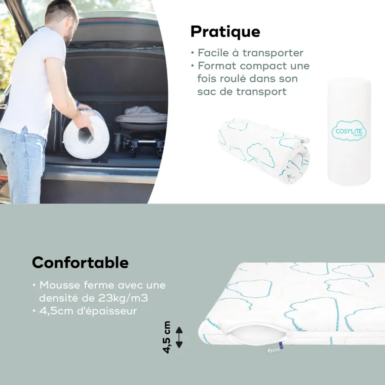 Matelas cosy'lite nomad babymoov