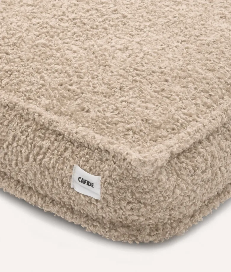 Matelas en effet bouclette l - beige
