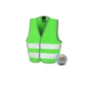 METEOR + Gilet vert enfant – Visibilité et sécurité au quotidien