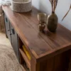 Meuble sous vasque en bois recyclé