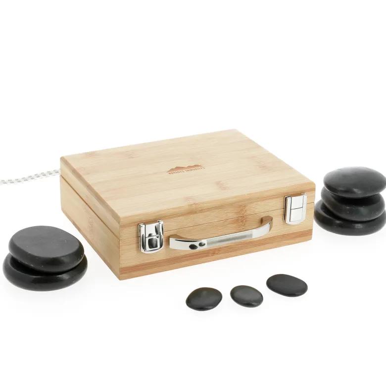 Mini mallette massage pierres chaudes