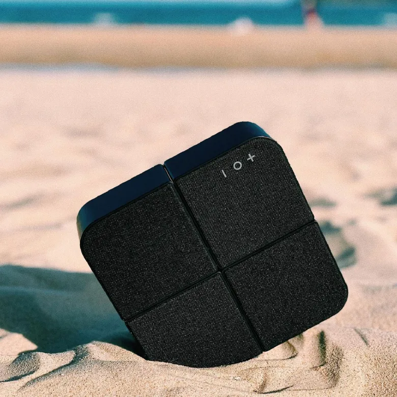 Mini mur d’enceintes bluetooth modulables 4-en-1, 20w rms rechargeable usb