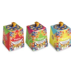 Mini panettone traditionnel boîte de collection Sicile 100 g Vergani