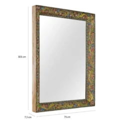 Miroir bois marron - décoration