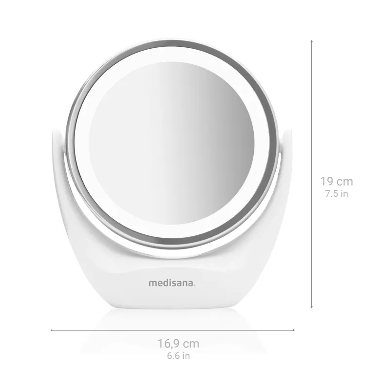 Miroir grossisant lumineux