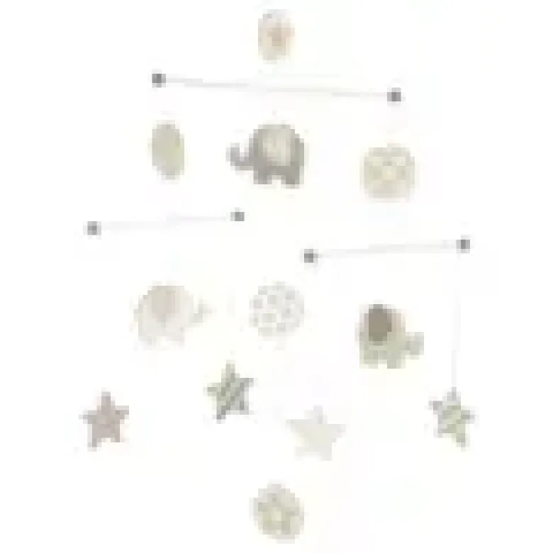 Mobile éléphants et étoiles