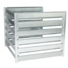 Module d’extension composteur de jardin - 91 x 91 x h85 cm - 704l