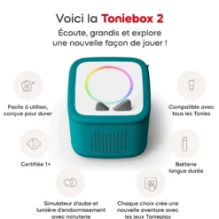 Mon premier coffret toniebox 2 - boite à histoires - vert océan