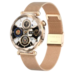 Montre connectée amoled- edition zénith or