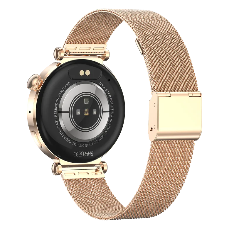 Montre connectée amoled- edition zénith or