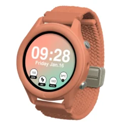 Montre connectée éducative pour enfants Kidywolf Corail