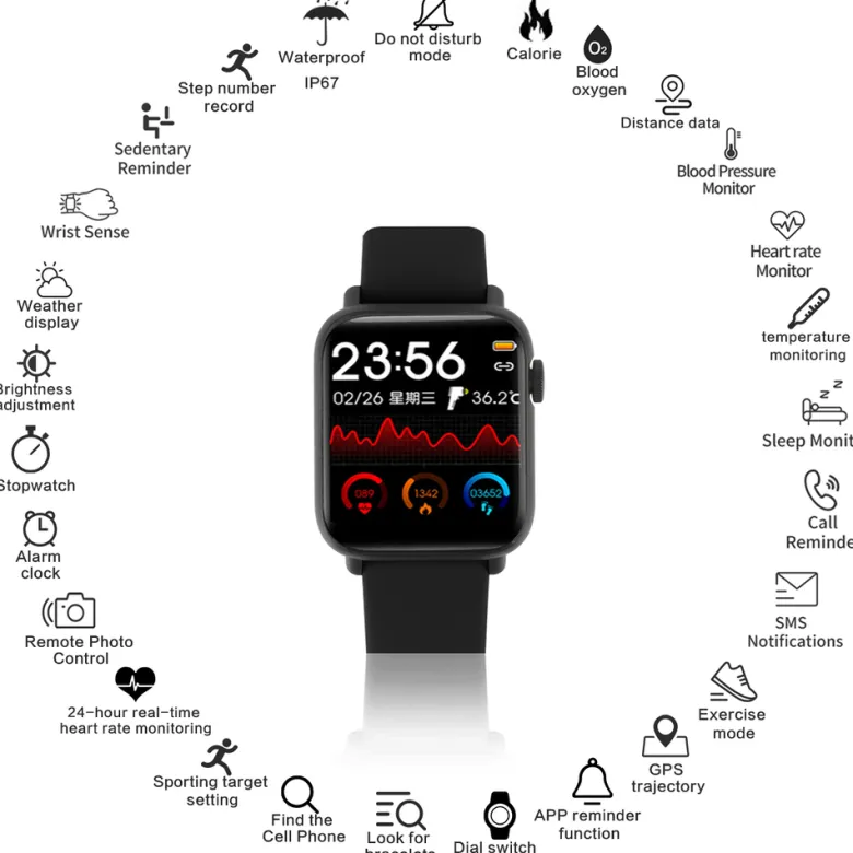 Montre gps multifonctions