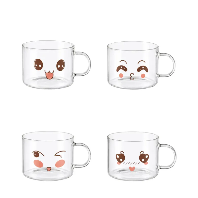 Mugs décors 500ml - lot de 4