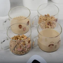 Mugs décors 500ml - lot de 4