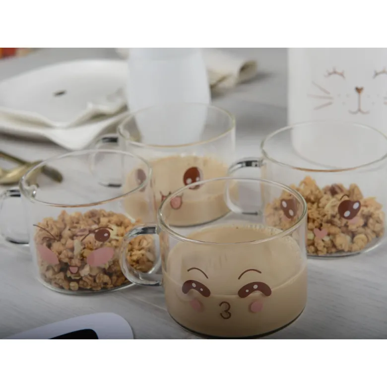 Mugs décors 500ml - lot de 4