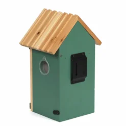 Nichoir caméra en bois
